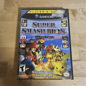 Super Smash Bros Melee (Authentic‎ Case Only) Nintendo GameCube NO GAME